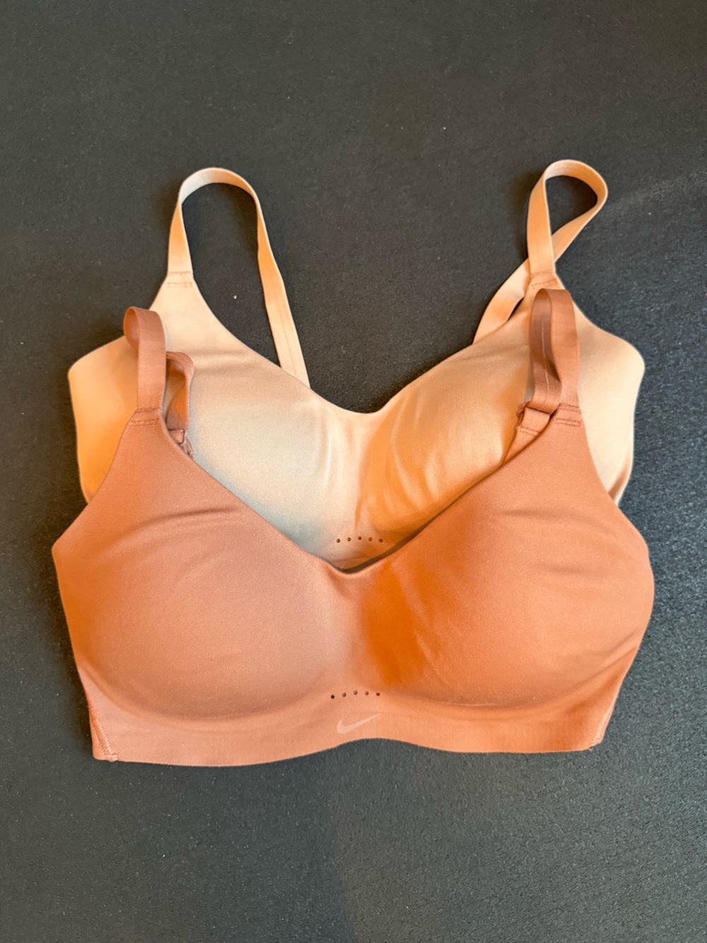 2 EUC Nike dri-fit wireless bras, size small